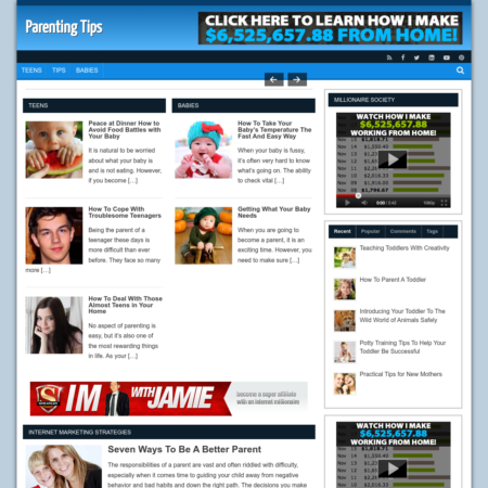 Parenting Tips Website