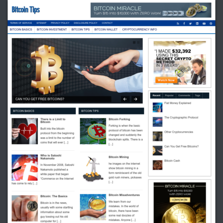 Bitcoin Tips Website